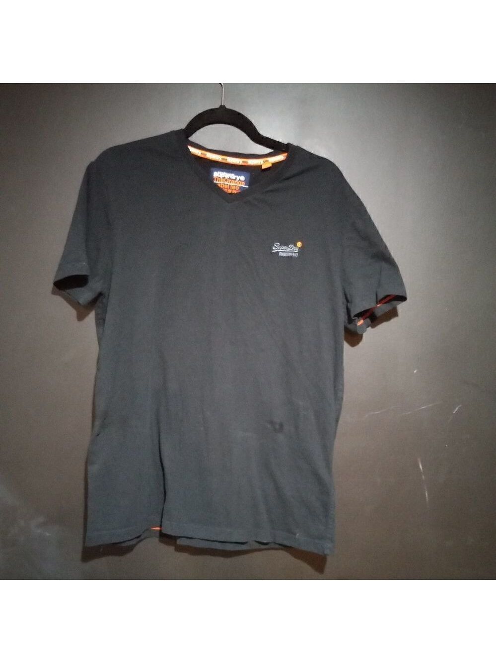Orange Label Vintage Embroidery V-Neck Superdry T-Shirt